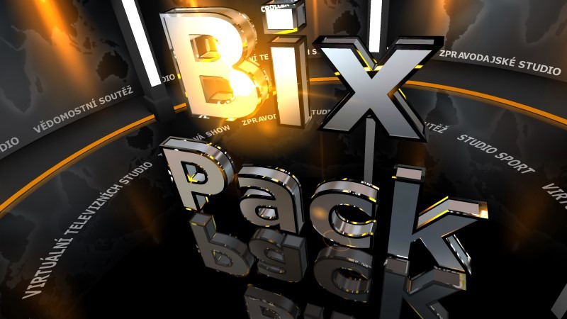Animované video šablony BIXPACK 01: Virtuální televizní studio pro vaše komerční i nekomerční použití kdekoli