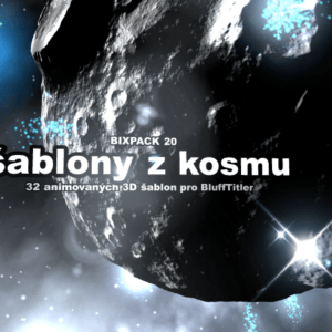 BIXPACK 20: Vesmír (Space) - animované video šablony pro BluffTitler