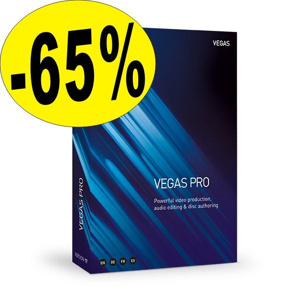 VEGAS PRO 17 jen za 5595,- Kč včetně DPH
