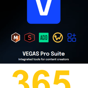 VEGAS Pro SUITE 365 (roční předplatné)