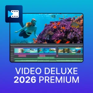 Video deluxe 2026 Premium - video editační software s přibalenými 1700 efekty proDAD VitaScene V5 Pro