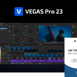 VEGAS PRO 23 - software pro intuitivní, rychlou a kreativní tvorbu videa. Plus e-book zdarma.