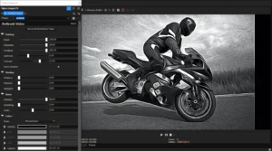 Uživatelské rozhraní video pluginu AKVIS AirBrush Video