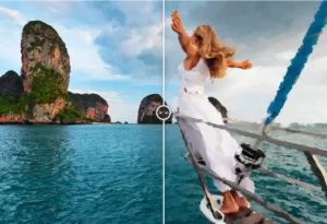 Video plugin AKVIS OilPaint Video - malování olejovými barvami ve videu - ukázka efektu před a po