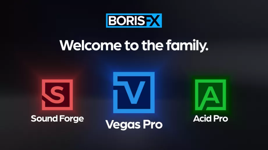 Boris FX koupil VEGAS PRO, SOUND FORGE a ACID od MAGIX Software