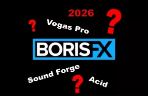 Odpovědi na časté dotazy k Vegas Pro, Sound Forge a Acid po změně výrobce z původního Magix na nového Boris FX