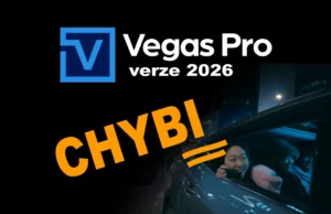 Známé chyby ve Vegas Pro 2026 - přehled dosud nevyřešených problému ve verzi 2026 od Boris FX