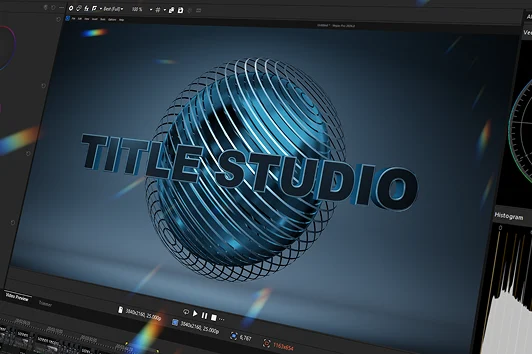 Title Studio v novém Boris FX Vegas Pro verze 2026 - profesionální video titulkování a textové efekty s nasvícením, stíny, hranami a materiály povrchů